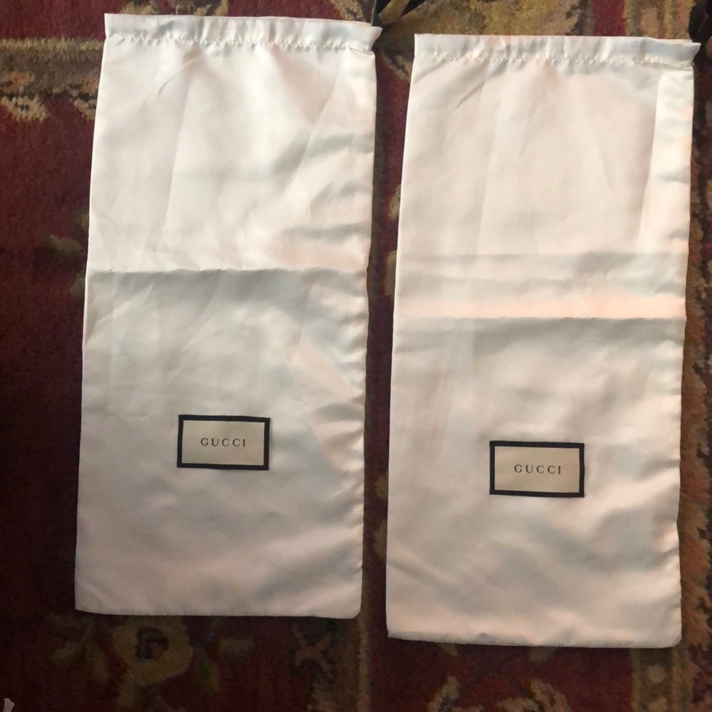 Authentic GUCCI shoe dust bag